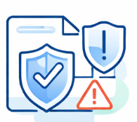 Koruma kalkani, uyari sinyali ve risk guven skorunu gosteren analiz paneli